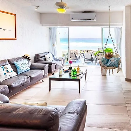 Casa A Pie De Playa, Acceso Directo, Piscina, Ac Villa